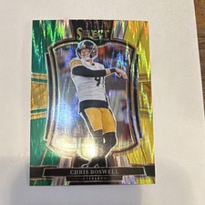 2025 Panini Select Prizm Chris Boswell Premier Yellow and Gold shock 