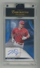 2024 Topps Luminaries Rule the Night Blue Mike Trout Angels ON CARD AUTO 1/5
