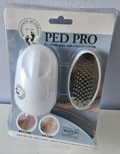 PED PRO cracked heel & callus buffer Safety Design White Micro files BRAND NEW