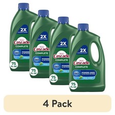 NIB 100  4 Pack Cascade Complete Dishwasher Detergent Gel Fresh Scent 75oz