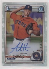 2020 Bowman Chrome Prospect Refractor 423/499 Austin Hansen #CPA-AH Auto 09om