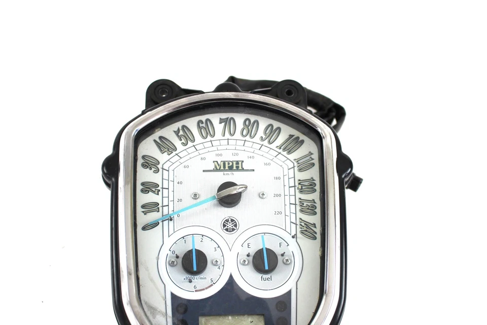 07-13 Yamaha XV1900 Stratoliner Roadliner Speedometer Odometer Gauge Display - Image 3 of 4