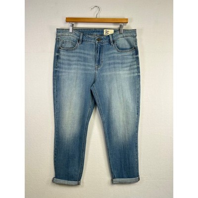 Woman's Cosmetic Blue Love Skinny Jeans - Medium Wash - Size 33