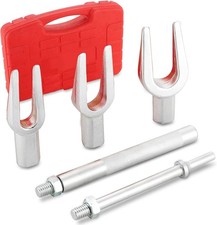 5pcs Tie Rod Ball Joint Pitman Arm Tool Kit Joint Remover Separator Pickle Fork