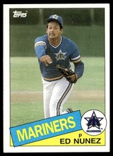 1985 Topps Edwin Nunez Seattle Mariners #34