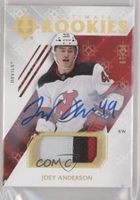 2018 Upper Deck Ultimate Collection Rookies 67/99 Joey Anderson Patch Auto 0zu