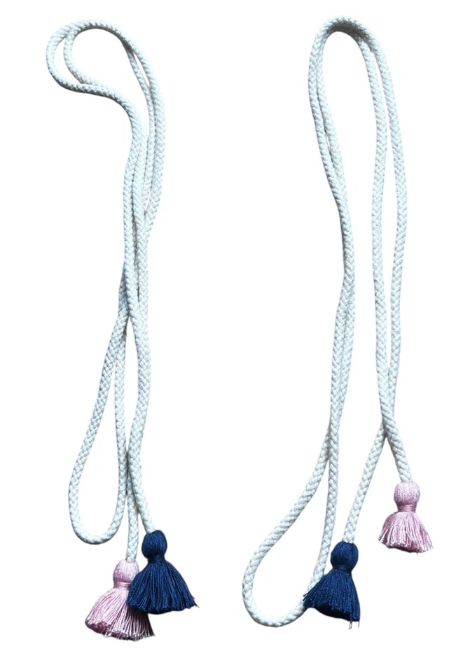 Toms Espadrille Tassels ONLY for Ankle Strap Shoes 2 pr Replacements Crafts DYI - Image 2 of 3