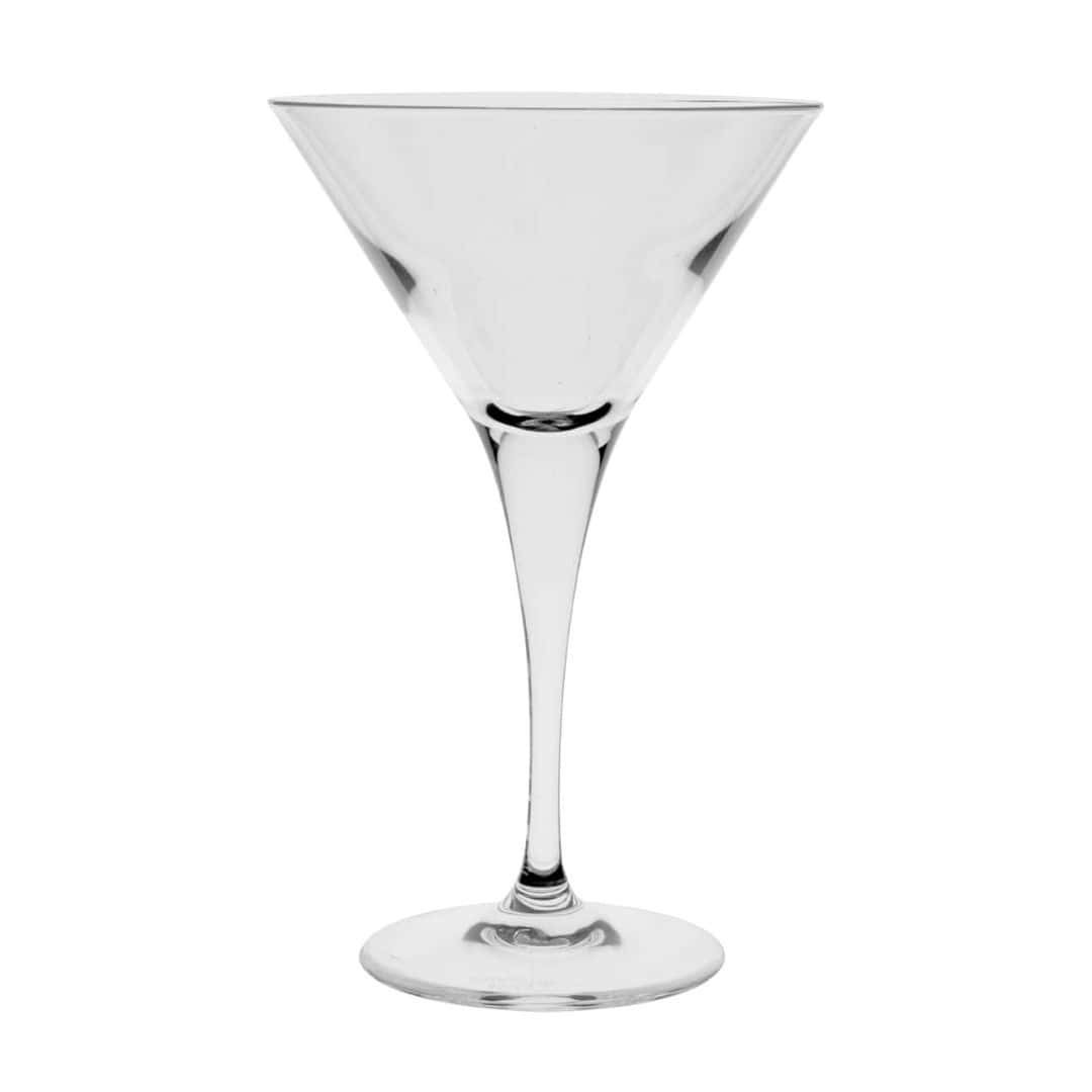 Set 6 Glasses Ypsilon Martini Cocktail Bartender Glass 24,5 cl - Bormioli Rocco