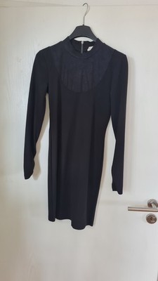 VERO MODA Etuikleid Damen Kleid Gr. D38 schwarz / Lange Ärmel