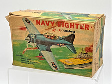 Vintage 1950's Hubley Navy Figher Airplane 1467 Box Only w All Flaps
