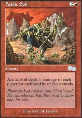 1x Acidic Soil Moderate Play MTG Magic - Kid Icarus -