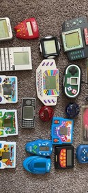 vintage handheld video game consoles lot