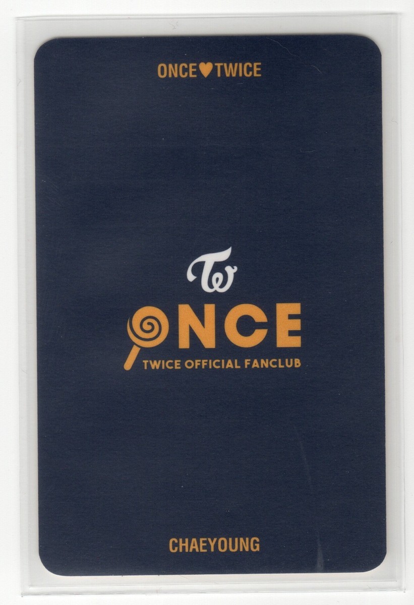 Twice Chaeyoung Photocard + Mini ID | ONCE 2nd Generation Fanclub