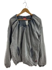 DIESEL Sweatshirt 25SS F-INDY S Cotton Gray Plain Used