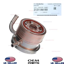 Genuine Engine Oil Cooler 2014-2019 Subaru WRX Forester 2.0L Turbo 21311AA180