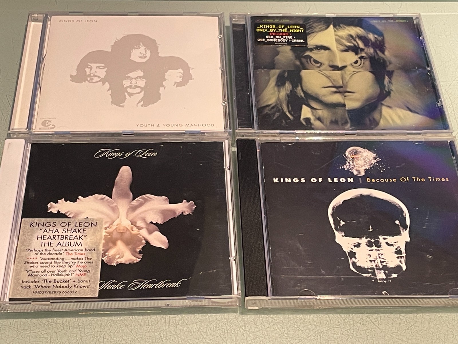 Kings of Leon - 4 CD Albums - Youth & Young Manhood, Aha Shake Heartbreak