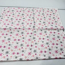 michael miller quilting fabric pink stars cx7381 starships cotton 43x38 1 yard