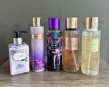 Victoria  s Secret Rare Lot of 6 Dark Peony/Wander In The Meadow/Love Spell Gel R
