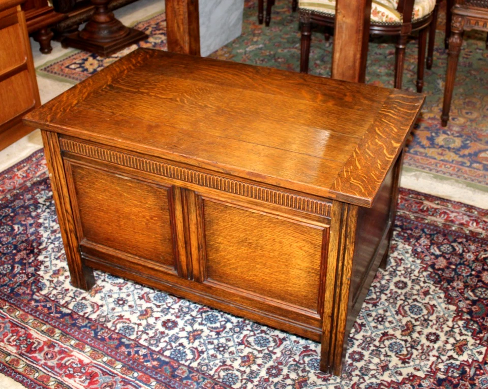 Baúl/manta jacobino roble inglés Foto 2 de 4