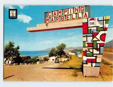 Postcard Entrance Camping Marbella Spain