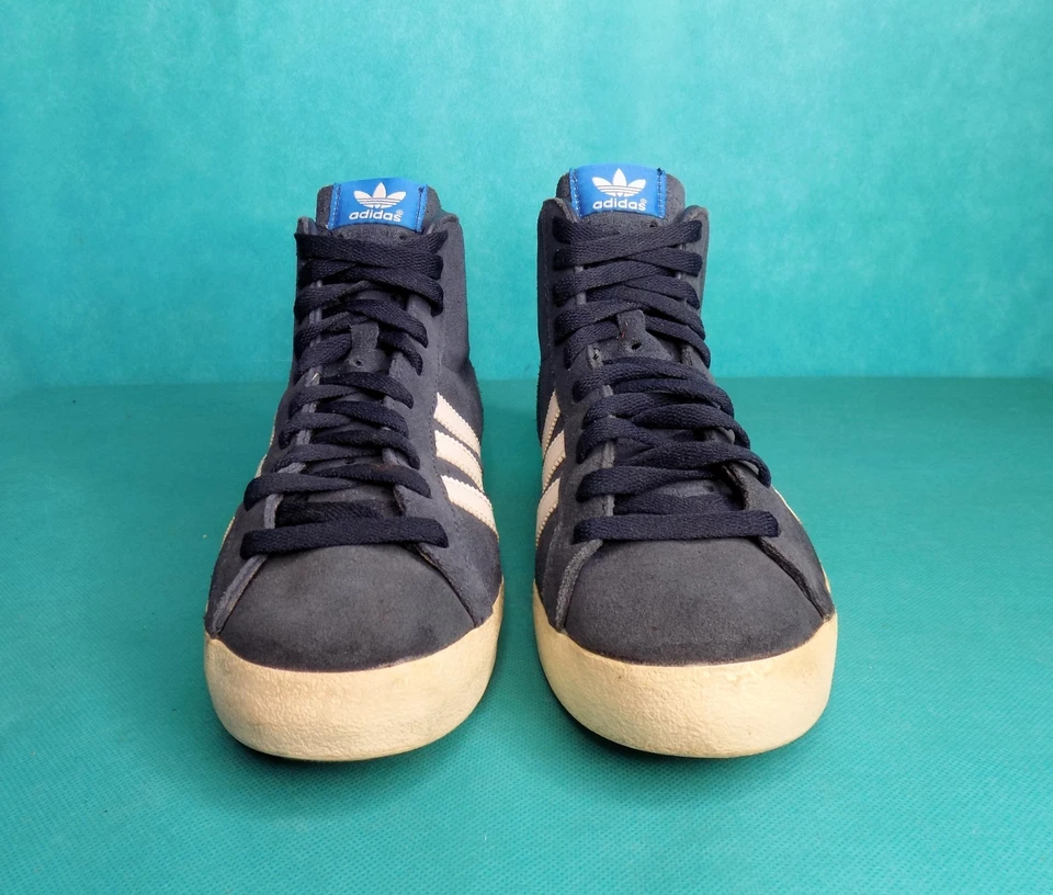 baskets montantes ADIDAS profi cuir bleu  taille 40 Eu - Photo 2/4