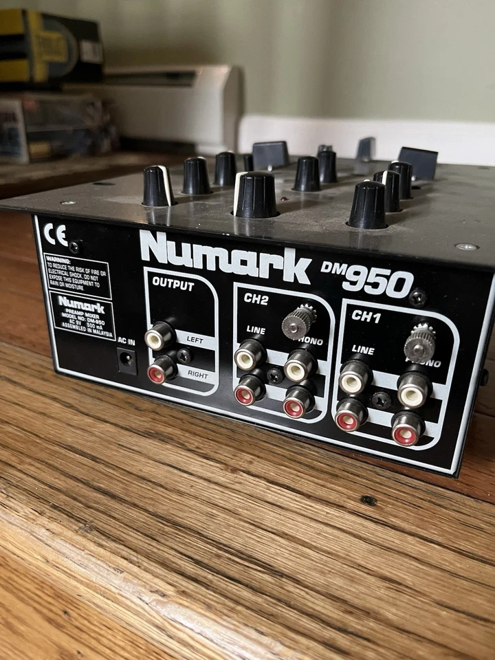 The Numark DM950 Preamp Mixer / 2 Channels Used / No Power Adaprtee - Image 2 of 2