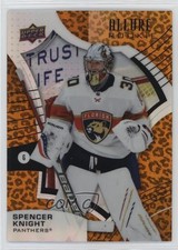 2021-22 Upper Deck Allure Rookies Leopard Spencer Knight #135 00br