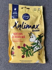 Moomin Fazer Xylimax Himbeer-Frucht Kaugummi, 100g, Täysksylitol, Finnland Mumin