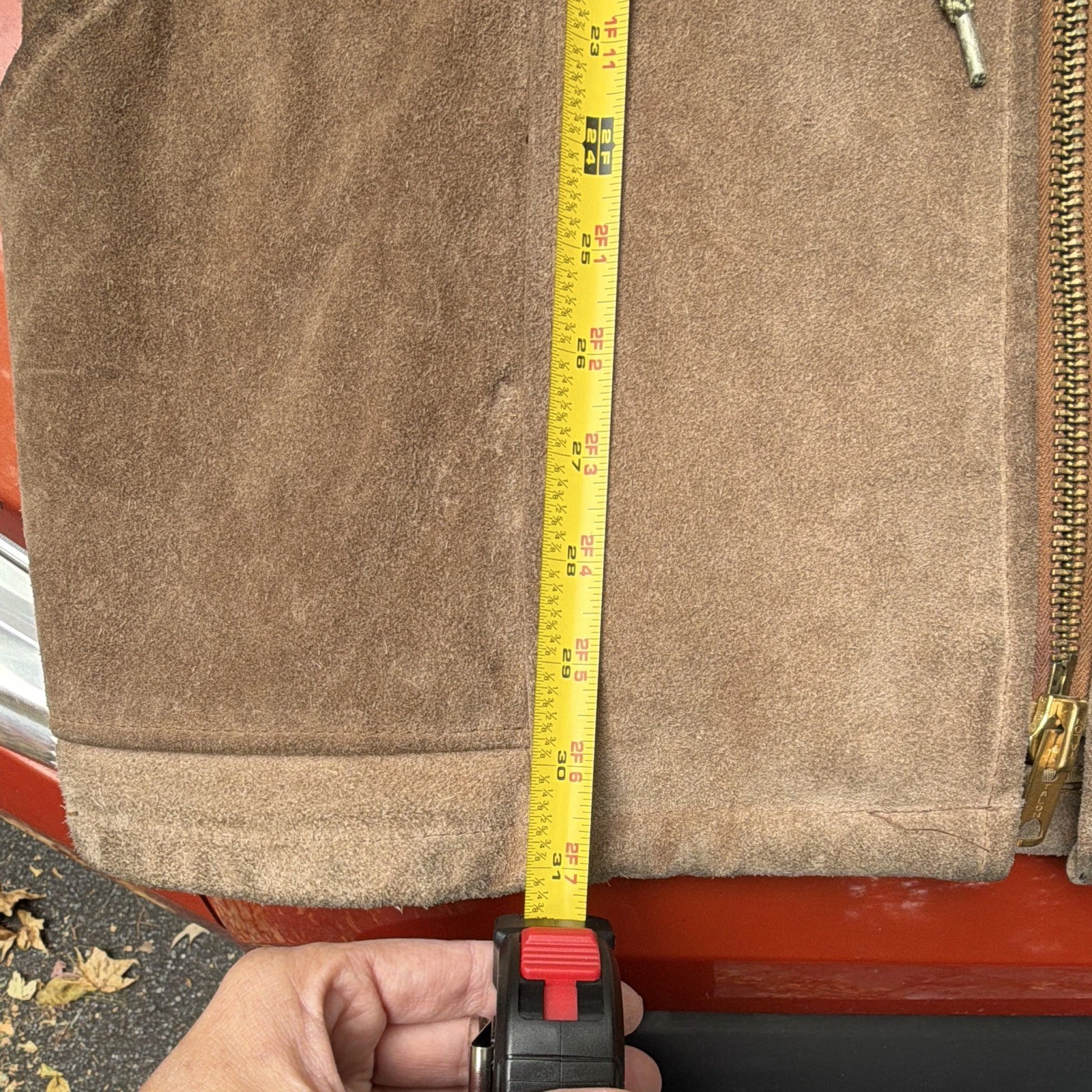 Vintage Robert Lewis “ Robert’s Idea” Suede Coat - product detail image 8
