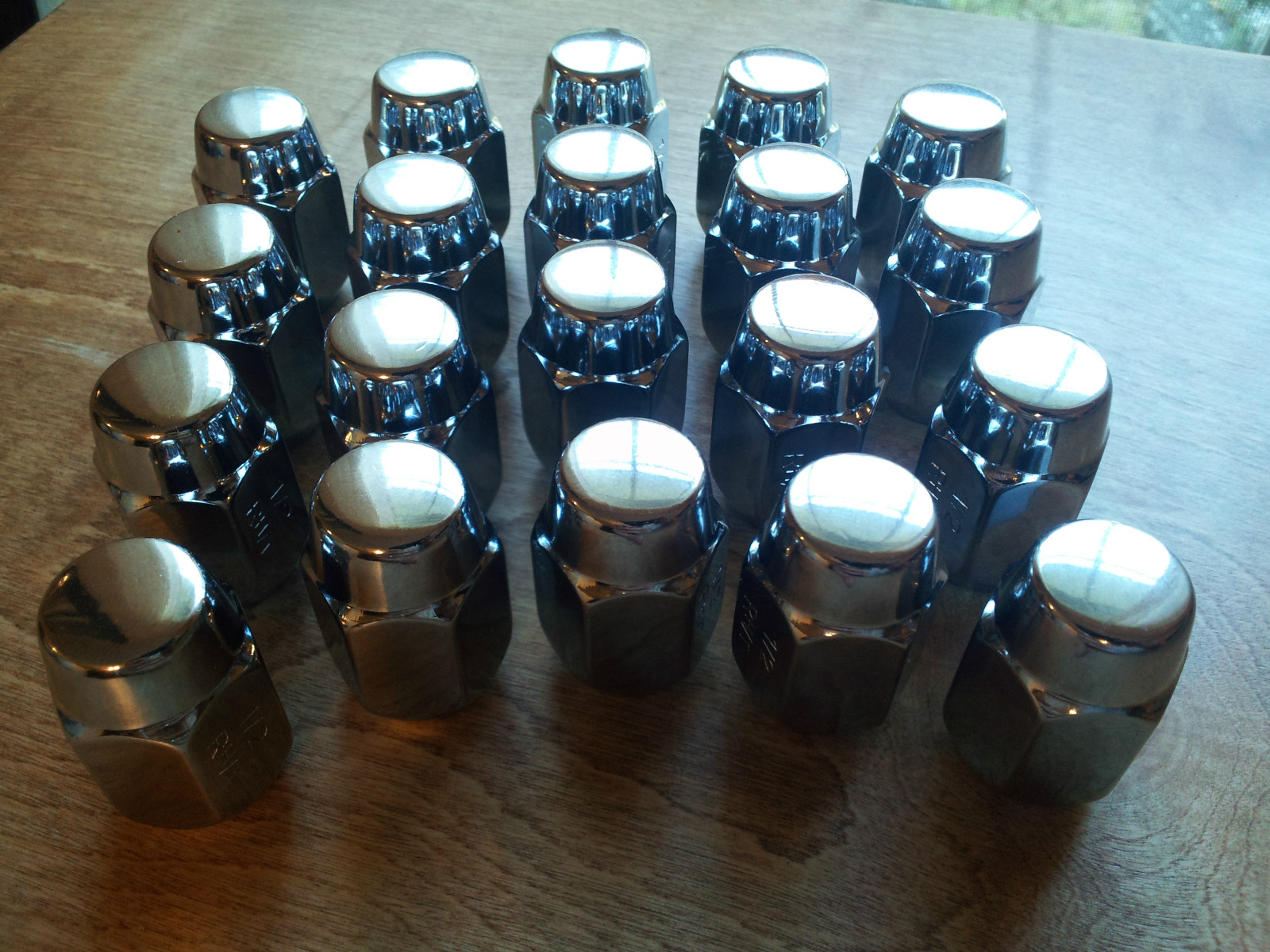 20 Chrome Acorn Lug Nuts For Chevrolet Rally Wheels – 7/16-20 RHT Thread – NOS Vintage Style 6 thumbnail image