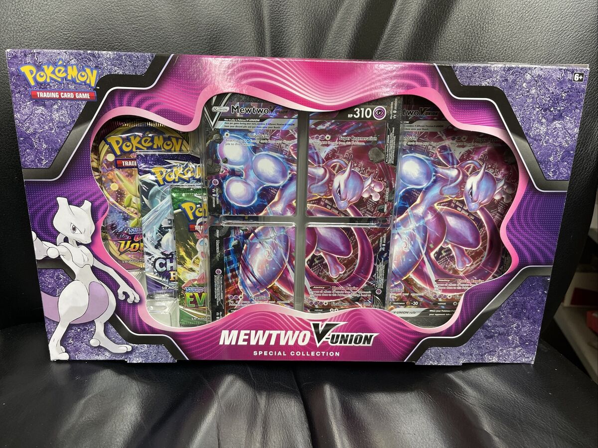 Pokemon Mewtwo V-Union Special Collection TCG Sealed Box Pokemon Mewtwo V-Union Special Collection TCG Sealed Box