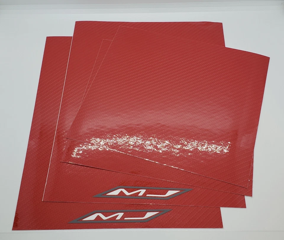 Графические чехлы на вилки красные наклейки из углеродного волокна GASGAS EC XC 200 250 300 - Изображение 3 из 4