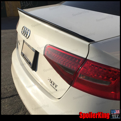 (244L) Rear Trunk Lip Spoiler Wing (Fits: Audi A4 2008-2016 b8 b8.5) SpoilerKing