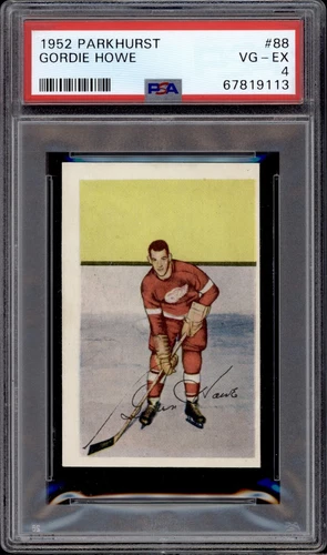 1952 PARKHURST #88 GORDIE HOWE 2ND YEAR PSA 4 VERY GOOD- EXCELLENT