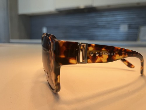 TAGHEUER EYEWEAR Th9100 color 204 55 Tortoise . Without hard case - Picture 6 of 10