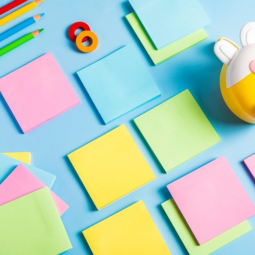 120 Pack Sticky Notes 3x3 Bulk Colorful Self Stick Note Pads Pink Yellow Gree... - Picture 5 of 7