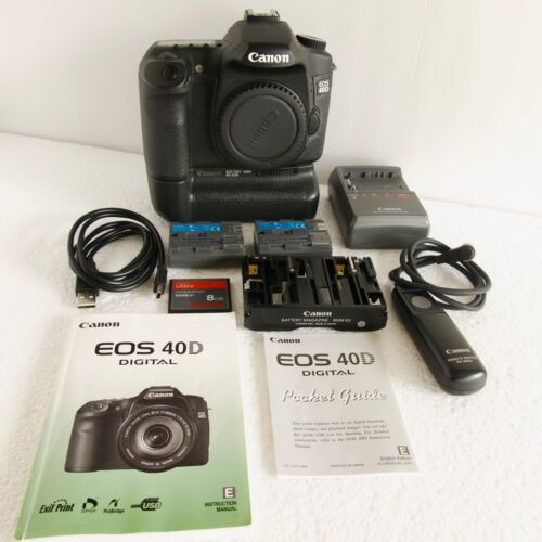 Canon 40D DSLR 10.1MP Body with Accessories - Picture 1 of 19