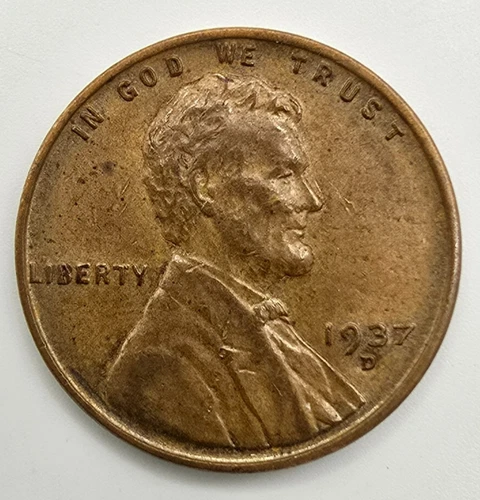 1937 D Lincoln Wheat Cent DDO 001 XF/AU You Grade it! Error Penny EF Free Ship!
