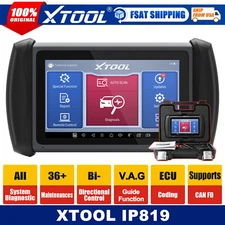 USED XTOOL IP819 OBD2 All Systems Auto Bi-directional Diagnostics Tool E/CU 