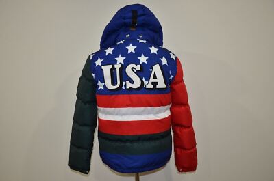 Polo Ralph Lauren Down Filled Team USA Downhill Ski Hooded Puffy