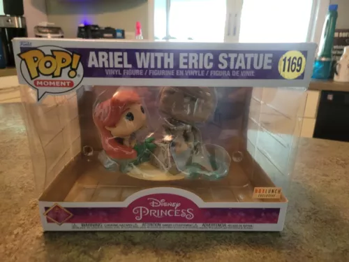 Funko Pop 1169 ARIEL WITH ERIC STATUE Disney Princess Box Lunch Exclusive NIB