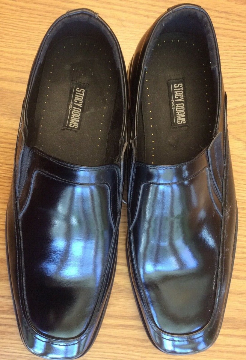 Stacy Adams Felton Square Toe Dress Loafers‎ Black 20113-001 Men\'s 8M Stacy Adams Black Dress Shoes 20113-001 Men main image 4