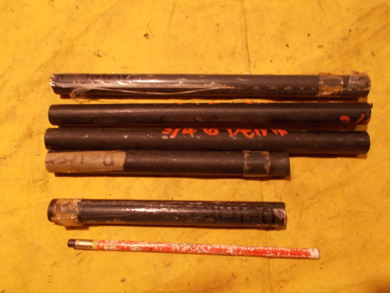 5 pc LOT of BLACK DELRIN ROD machinable plastic round bar stock acetal 3/4" OD eBay