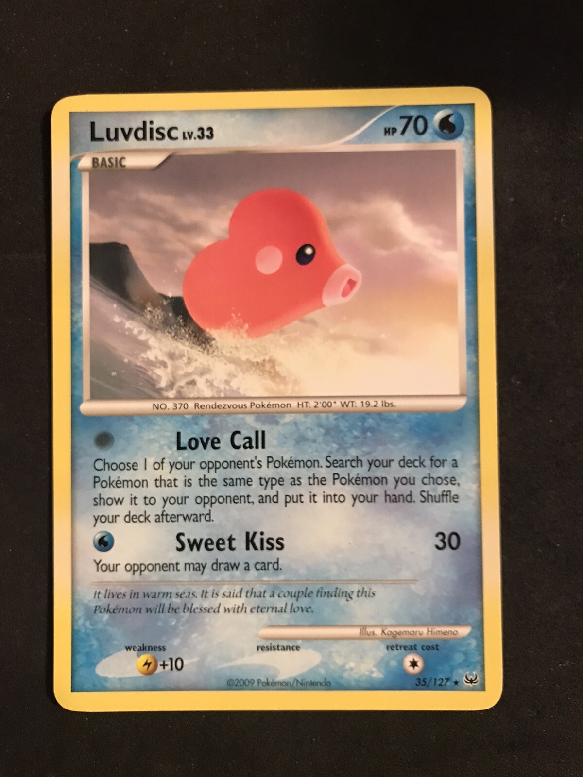 Luvdisc 35/127 - Platinum - Rare - Pokemon Card TCG