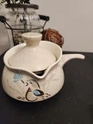 Red Wing Pottery BOB WHITE QUAIL Gravy,Soup w/ Lid & Handle,Small Casserole EUC