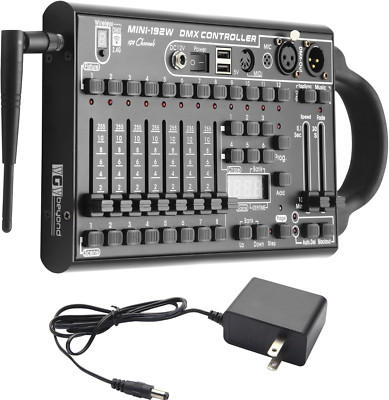 Wireless DMX Controller,192 Channel DMX512 Controller Stage Lighting Equipment &