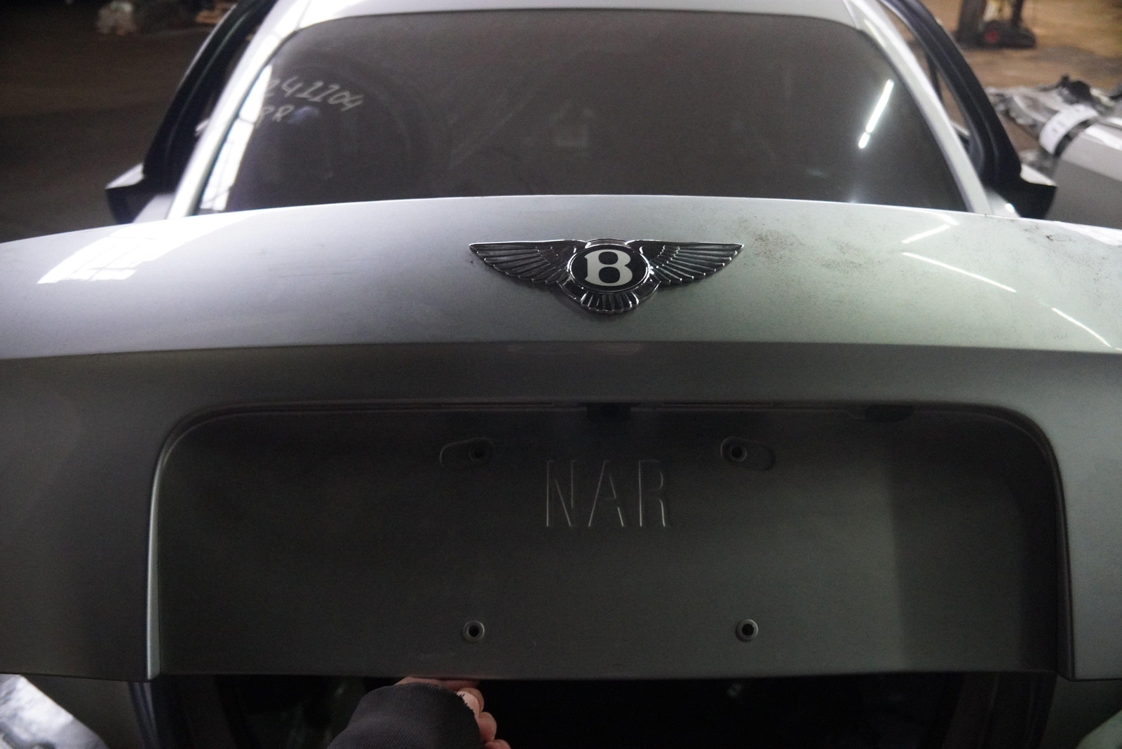 Rear Trunk Deck Lid Reflex Silver 4W0827025 OEM Bentley Flying Spur 2013+
