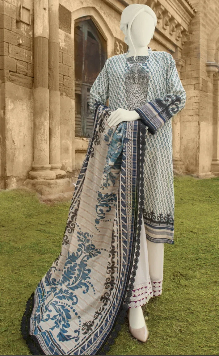 Designer Pakistani Junaid Jamshed Ladies Unstitched Suit | eBay