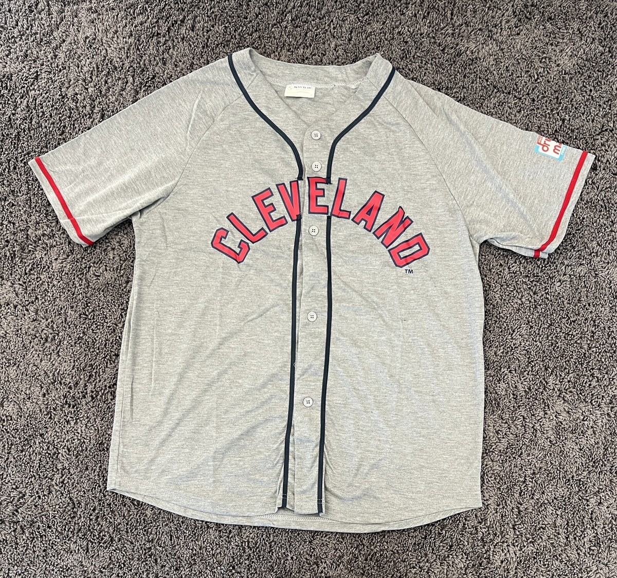 Baseball Jerseys Cleveland Indians Grey Jersey Kenny Lofton