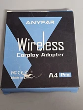 Anyfar Wireless CarPlay Adapter for iPhone - Auto-Connect - A4 Pro Dual-core 5G